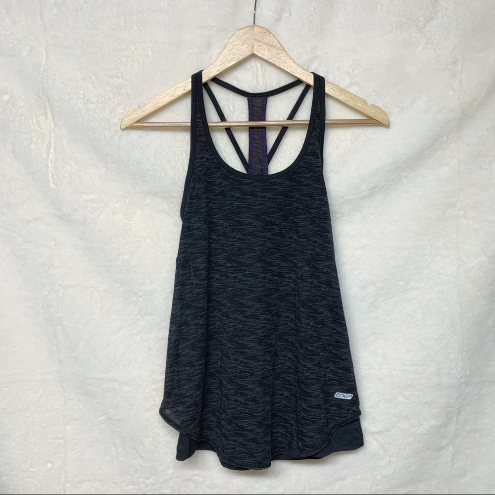 NWT Performance RacerBack Tank Black/Gray Small